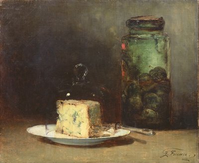Ainda vida com queijo de Guillaume Romain Fouace